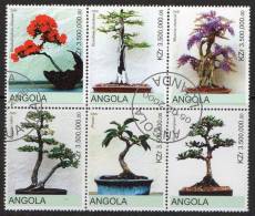Angola 2000 Bonsai Block Of 6 CTO - Angola