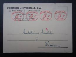 EP EDITION UNIVERSELLE S.A. (M29) Edition Scaldis  WETTEREN (2 Vues) 1952 - - Sonstige & Ohne Zuordnung