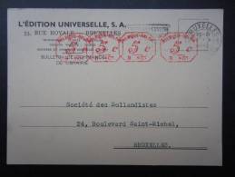 EP EDITION UNIVERSELLE S.A. (M29) Société Des Bollandiste (2 Vues) 1952 - Analecta Bollandiana - Other & Unclassified