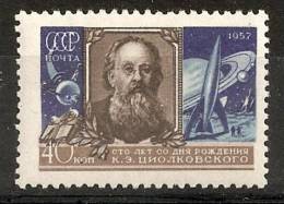 Russia Soviet Union RUSSIE URSS 1957 MvLH Space - Unused Stamps