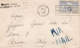 CHICAGO /  ROMA (Italy) - Cover _ Lettera - Annullo Tondo "Roma XXV Anno Santo + ERP "  - 1950 - Storia Postale