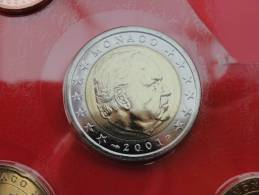 2001 - 2 Euro Euros Monaco - Scellée Du Coffret BU - Monaco