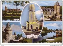 BLAIN : 5 Vues  :  Le Château - L´Eglise - Le Port Et La Canal  - - Blain