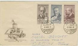 FDC TCHECOSLOVAQUIE 1961 # ECRIVAIN #HORA MRSTUK ORSZAGH HVIEZDOSLAV - FDC