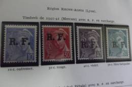 Lot 10 Timbres De La Liberation - Briefe U. Dokumente