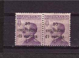 ITALY - TRENTO E TRIESTE  1919 Overprinted Sassone Cat N° 9  Very Fine MNH - Trente & Trieste