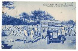 B622 SOMALIA CHISIMAIO BELET AMIN GIUBA 1935 VIAGGIATA FRANCOBOLLO ASPORTATO - Somalie