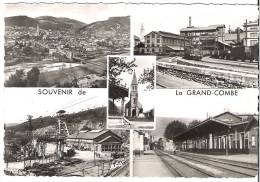 LA GRAND COMBE 30 Gard Vue Générale Trains Wagons  Mines RICARD Gares Et Train Locomotive - La Grand-Combe