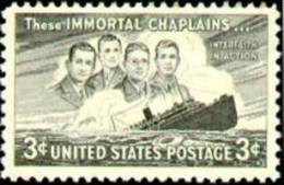USA 1948 Scott 956, Four Chaplains Issue, MNH (**) - Unused Stamps