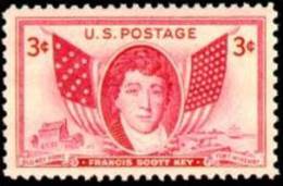 USA 1948 Scott 962, Francis Scott Key Issue, MNH (**) - Unused Stamps