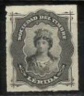 562 -SELLO AÑO 1874 FISCAL SOCIEDAD DEL TIMBRE .SIN DEFECTOS.CLASICO  LERIDA - Revenue Stamps