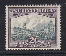 South Africa MH Scott #36b 2p Government Buildings, Pretoria With Add. Statue Afrikaans Single - Unused Stamps