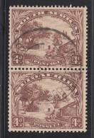 South Africa Used Scott #41 4p Native Kraal Vertical Pair - Oblitérés