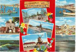 Nederland/Holland, Harderwijk, 9-luik, Ca. 1970 - Harderwijk