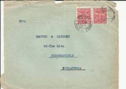 BRASIL FRONTAL DE RIO DE JANEIRO A INGLATERRA 1921 - Lettres & Documents