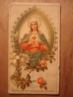 SAINT COEUR DE MARIE - EDITION AIGUEBELLE DROME - Texte Au Verso (voir Photos) - Images Religieuses