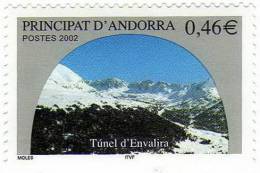 French Andorra / Architecture / ENVALIRA TUNNEL / TUNEL DE ENVALIRA - Unused Stamps