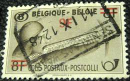 Belgium 1948 Archer Railway Parcel Stamp 8f Surch 9f - Used - Other & Unclassified