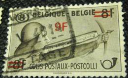 Belgium 1948 Archer Railway Parcel Stamp 8f Surch 9f - Used - Other & Unclassified