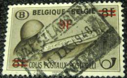 Belgium 1948 Archer Railway Parcel Stamp 8f Surch 9f - Used - Autres & Non Classés