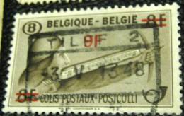 Belgium 1948 Archer Railway Parcel Stamp 8f Surch 9f - Used - Andere & Zonder Classificatie