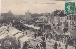 (XXI) Fruges - La Place, Un Jour De Foire - Fruges