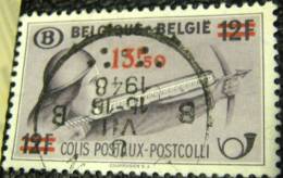 Belgium 1948 Archer Railway Parcel Stamp 12f Surch 13.50f - Used - Other & Unclassified