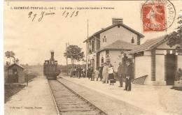 44 GUEMENE -PENFAO   * La Halte  Ligne De Nantes à Rennes * - Guémené-Penfao