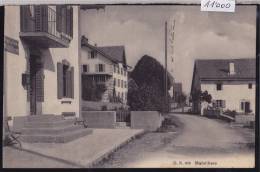 Malvilliers (Val De Ruz) Vers 1913 : Le Dépôt Des Postes, La Rue Et Deux Maisons Voisines (11´000) - Val-de-Ruz