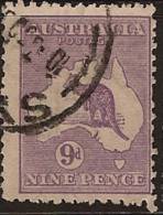 AUSTRALIA 1915 9d Violet Roo U SG 39 PS227 - Used Stamps