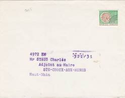 9037# PREOBLITERE N° 123 MONNAIE GAULOISE / LETTRE Pour STE CROIX AUX MINES HAUT RHIN ALSACE - 1953-1960