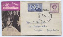 New Zealand - WAIPUKURAU, 1953. Royal Couple, Illustrated Envelope - Usados