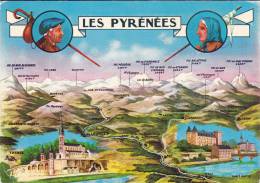 Cp , RÉGIONS , MIDI-PYRÉNÉES , Les Pyrénées - Midi-Pyrénées