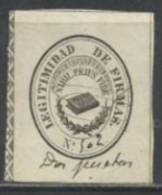 0462-SELLO CLASICO COLEGIO NOTARIAL VALENCIA SIGLO XIX MUTUALIDAD FIRMAS 2 Pesetas  Legitimidad De Firmas. - Revenue Stamps