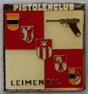 CLUB DE TIR AU PISTOLET LEIMENTAL SUISSE - PISTOLENCLUB - SCHWEIZ  -          (ROUGE) - Other & Unclassified