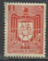 9190-SELLO FISCAL ESPAÑA 1940 ETAPA FRANQUISTA JUSTICIA MUNICIPAL 10 CTS NUEVO ** MNH - Fiscaux