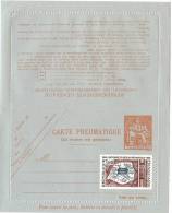 LPU5 - CARTE LETTRE PNEUMATIQUE CHAPLAIN 1f60 NEUVE - Pneumatiques