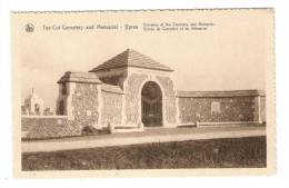 CPA :Belgique : Flandre Occidentale : Ypres - Entrée Du Cimetière Et Du Mémorial - War 1914-18