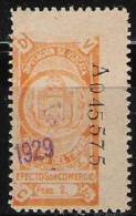 92-SELLO FISCAL DIPUTACION FORAL DE VIZCAYA AÑO 1926  12,00€ Eidil DIFICIL ESCASO SPAIN REVENUE FISCAUX STEMPELMARKEN - Revenue Stamps