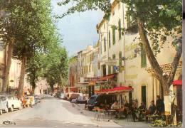 LORGUES: Rue Principale - Bd De La République Et Les Hôtels - Lorgues