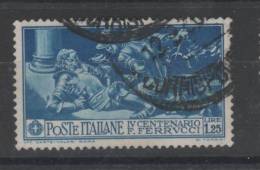 ITALIA / Italie,1930,Francesco FERRUCCI, Yvert N° 261, 1 L 25 Bleu, Obl ,TB - Otros & Sin Clasificación