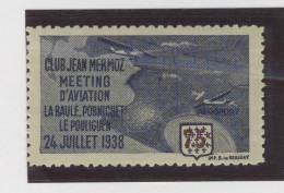 VIGNETTES # MEETING AVIATION # CLUB MERMOZ # 1938 # LA BAULE - PORNICHET - LE POULIGUEN - Luchtvaart