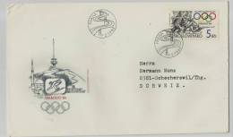 =Ceskoslowensko Brief   1984 Sport, Olimpic - Cartas & Documentos