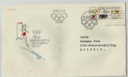 =Ceskoslowensko Brief   1984 Sport, Olimpic - Storia Postale