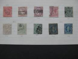 Timbres Espagne: Lot Personnalités 1864 - 1873  & - Usados