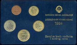Yougoslavie Yugoslavia Coffret Officiel BU 50 Para à 10 Dinara 1984 KM MS8 - Yugoslavia