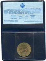 Yougoslavie Yugoslavia 5000 Dinara 1989 Sommet Des Pays Non-alignés Coin Card KM 135 - Yougoslavie