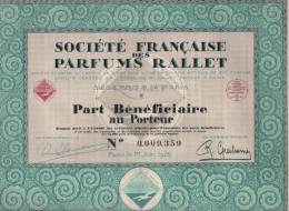PARFUMS RALLET  1926 - Perfumes & Belleza
