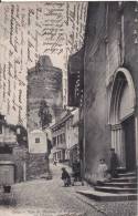 Delcampe - ORBE,  Rue Du Chateau Et Portail De L´Eglise - Orbe