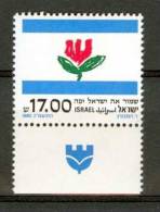 Israel - 1982, Michel/Philex No. : 896,   - MNH - *** - Full Tab - Neufs (avec Tabs)